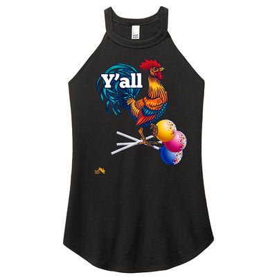 YAll Cock Suckers Women’s Perfect Tri Rocker Tank