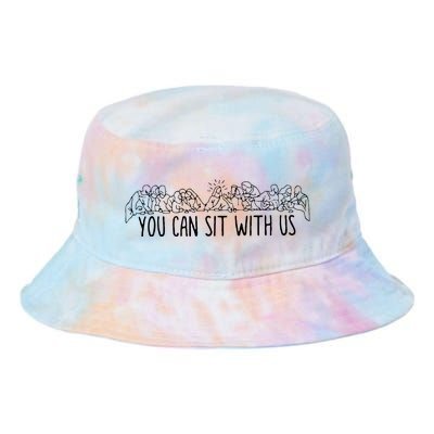 You Can Sit With U.S Jesus And Twelve Apostles Tie Dye Newport Bucket Hat