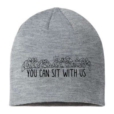 You Can Sit With U.S Jesus And Twelve Apostles Sustainable Beanie