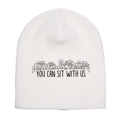 You Can Sit With U.S Jesus And Twelve Apostles Short Acrylic Beanie