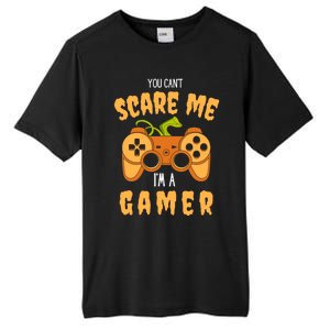 You CanT Scare Me IM A Gamer Halloween Gaming Cool Gift Tall Fusion ChromaSoft Performance T-Shirt