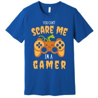 You CanT Scare Me IM A Gamer Halloween Gaming Cool Gift Premium T-Shirt