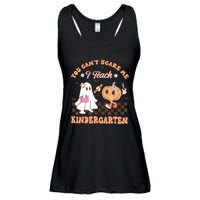 You Cant Scare Me I Teach Kindergarten Teacher Halloween Ladies Essential Flowy Tank