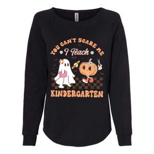 You Cant Scare Me I Teach Kindergarten Teacher Halloween Womens California Wash Sweatshirt