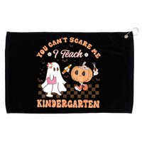 You Cant Scare Me I Teach Kindergarten Teacher Halloween Grommeted Golf Towel