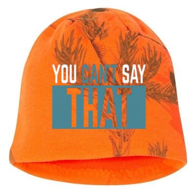 You Can’T Say That Funny Kati - Camo Knit Beanie