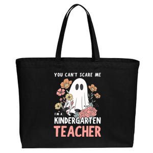 You CanT Scare Me IM A Kindergarten Teacher Meaningful Gift Cotton Canvas Jumbo Tote