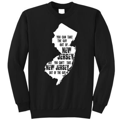 You Can Take The Guy Out Of New Jersey Usa America Guy Sweatshirt