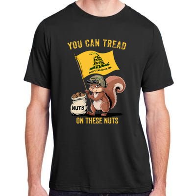 You Can Tread On These Nuts Patriotic Squirrel Adult ChromaSoft Performance T-Shirt