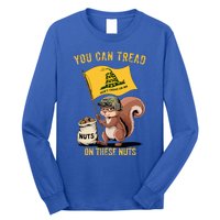 You Can Tread On These Nuts Patriotic Squirrel Long Sleeve Shirt