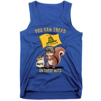 You Can Tread On These Nuts Patriotic Squirrel Tank Top