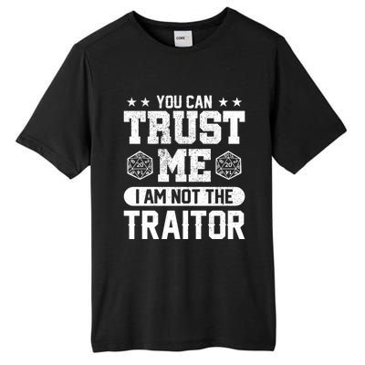 You Can Trust Me I Am Not The Traitor Rpg Funny Gift Tall Fusion ChromaSoft Performance T-Shirt