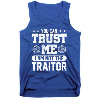 You Can Trust Me I Am Not The Traitor Rpg Funny Gift Tank Top