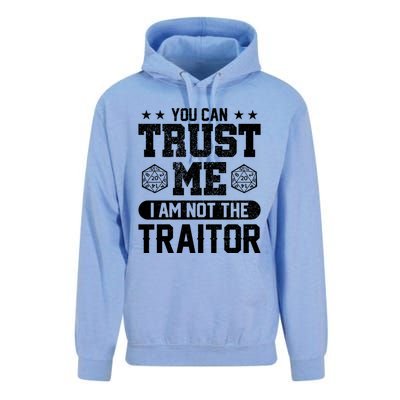 You Can Trust Me I Am Not The Traitor Rpg Funny Gift Unisex Surf Hoodie