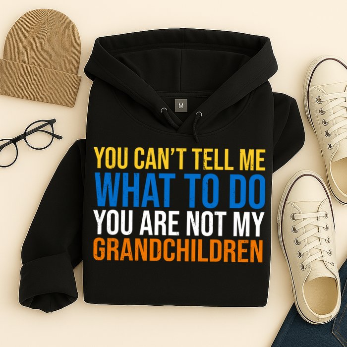 You Can't Tell Me What To Do You Are Not My Grandchildren Funny Hoodie