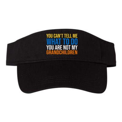 You Can't Tell Me What To Do You Are Not My Grandchildren Funny Visor