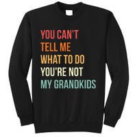 You Cant Tell Me What To Do Youre Not My Grandkids Vintage Sweatshirt