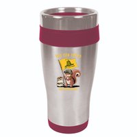 You Can Tread On These Nuts Patriotic Squirrel Funny Meme 16oz Travel Tumbler