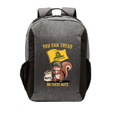 You Can Tread On These Nuts Patriotic Squirrel Funny Meme Vector Backpack