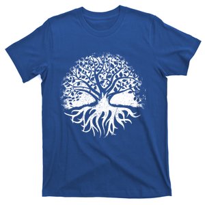 Yoga Circle Tree Of Life Distressed Graphic Spiritual Yoga Gift T-Shirt