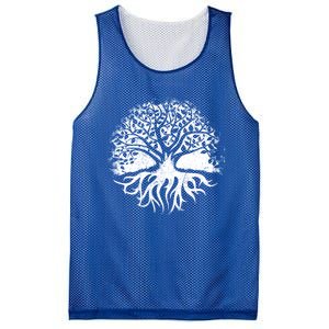 Yoga Circle Tree Of Life Distressed Graphic Spiritual Yoga Gift Mesh Reversible Basketball Jersey Tank