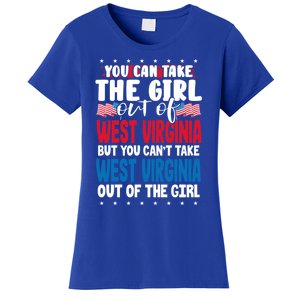 You Can Take The Out Of West Virginia American Flag Gift Women's T-Shirt