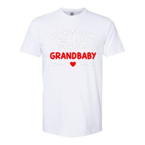 You CanT Tell Me What To Do You Are Not My Grandbaby Softstyle CVC T-Shirt