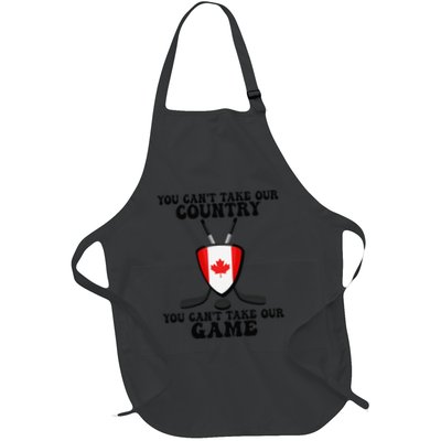 You CanT Take Our Country You CanT Take Our Game .Png Full-Length Apron With Pockets