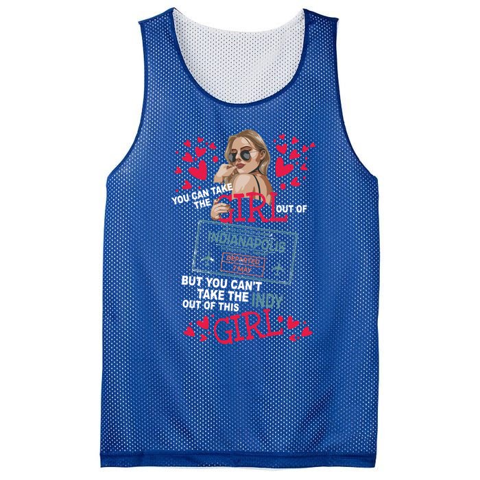 You Can't Take The Indianapolis Out Of This This Cool Gift Mesh Reversible Basketball Jersey Tank