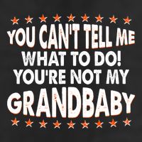 You Can't Tell Me What To Do You're Not My Grandbaby Adult Drive Performance Visor