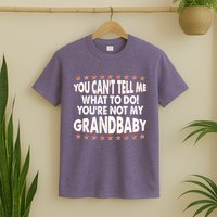 You Can't Tell Me What To Do You're Not My Grandbaby T-Shirt