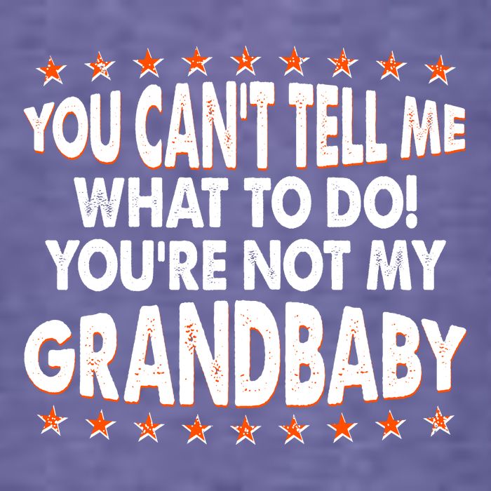 You Can't Tell Me What To Do You're Not My Grandbaby Women's Pullover Hoodie
