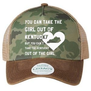 You Can Take The Girl Out Of Kentucky Cute Kentucky Legacy Tie Dye Trucker Hat