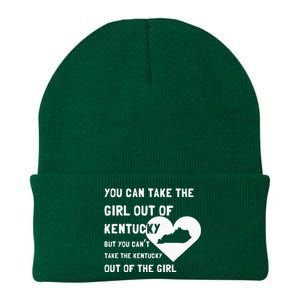 You Can Take The Girl Out Of Kentucky Cute Kentucky Knit Cap Winter Beanie