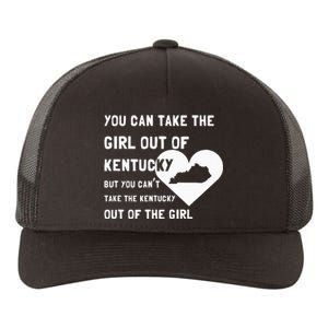 You Can Take The Girl Out Of Kentucky Cute Kentucky Yupoong Adult 5-Panel Trucker Hat