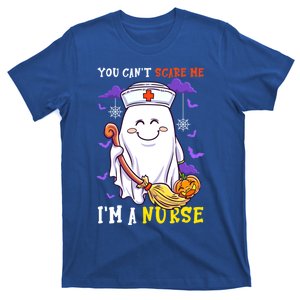 You Can T Scare Me Im A Nurse Funny Ghost Halloween Gift T-Shirt