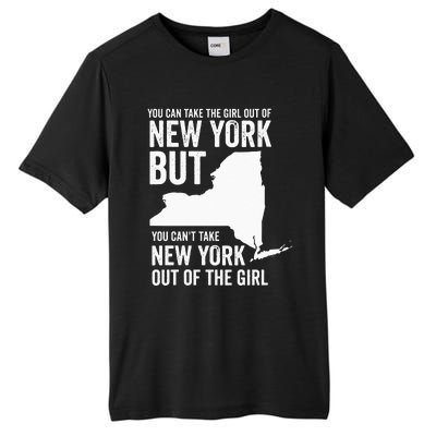 You Can Take The Girl Out Of New York Girl State America Tall Fusion ChromaSoft Performance T-Shirt