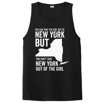 You Can Take The Girl Out Of New York Girl State America PosiCharge Competitor Tank