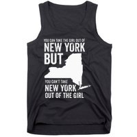 You Can Take The Girl Out Of New York Girl State America Tank Top