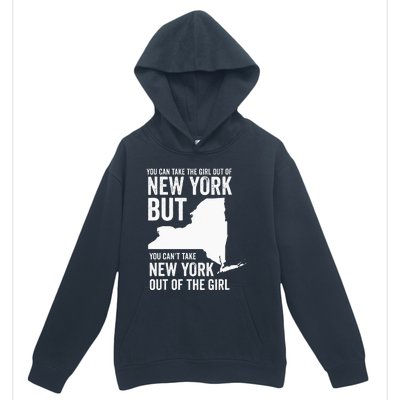 You Can Take The Girl Out Of New York Girl State America Urban Pullover Hoodie