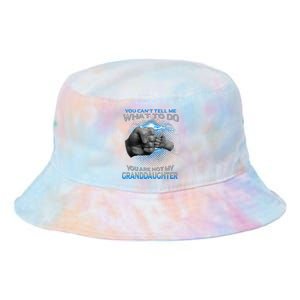 You Cant Tell Me What To Do Youre Not My Granddaughter Tie Dye Newport Bucket Hat