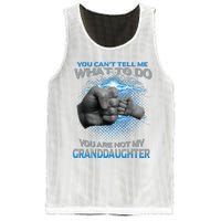 You Cant Tell Me What To Do Youre Not My Granddaughter Mesh Reversible Basketball Jersey Tank