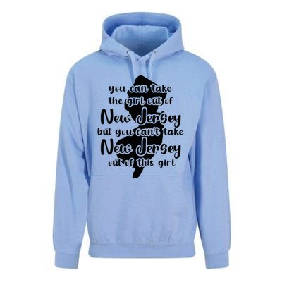 You Can Take The Girl Out Of Nj For Jersey Girl W Nj Family Unisex Surf Hoodie