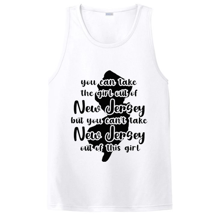 You Can Take The Girl Out Of Nj For Jersey Girl W Nj Family PosiCharge Competitor Tank