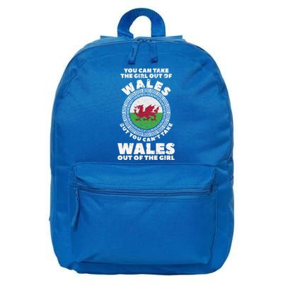 You Can Take The Girl Out Of Wales But You Can't Take Wales Out Of The Girl 16 in Basic Backpack