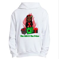 Y Christmas The Gift And The Prize Xmas Cute Fun Holiday Urban Pullover Hoodie