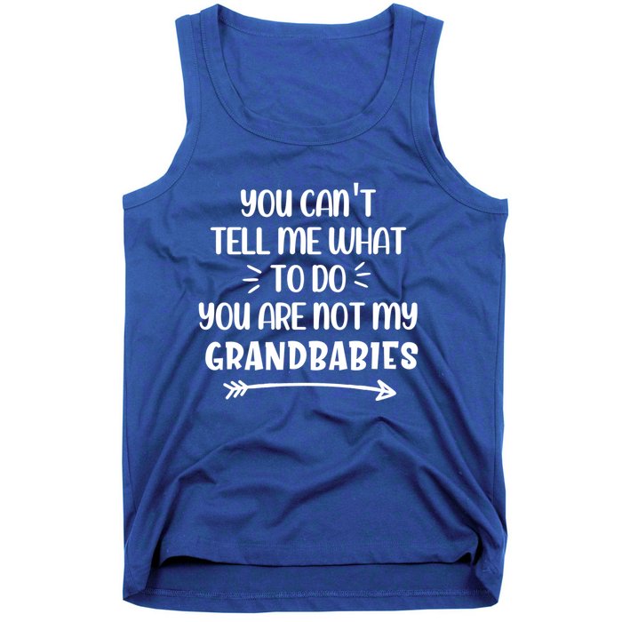 You Can't Tell Me What To Do You Are Not My Grand Gift Tank Top