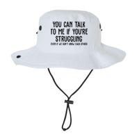 You Can Talk To Me If Youre Struggling Mental Health Bucket Hat