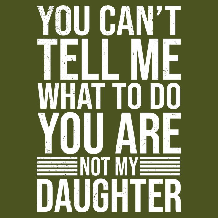 You Can't Tell Me What To Do You Are Not Daughter Short Acrylic Beanie