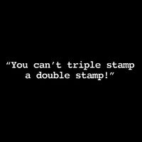 You CanT Triple Stamp A Double Stamp Dumb Youth Performance Sprint T-Shirt